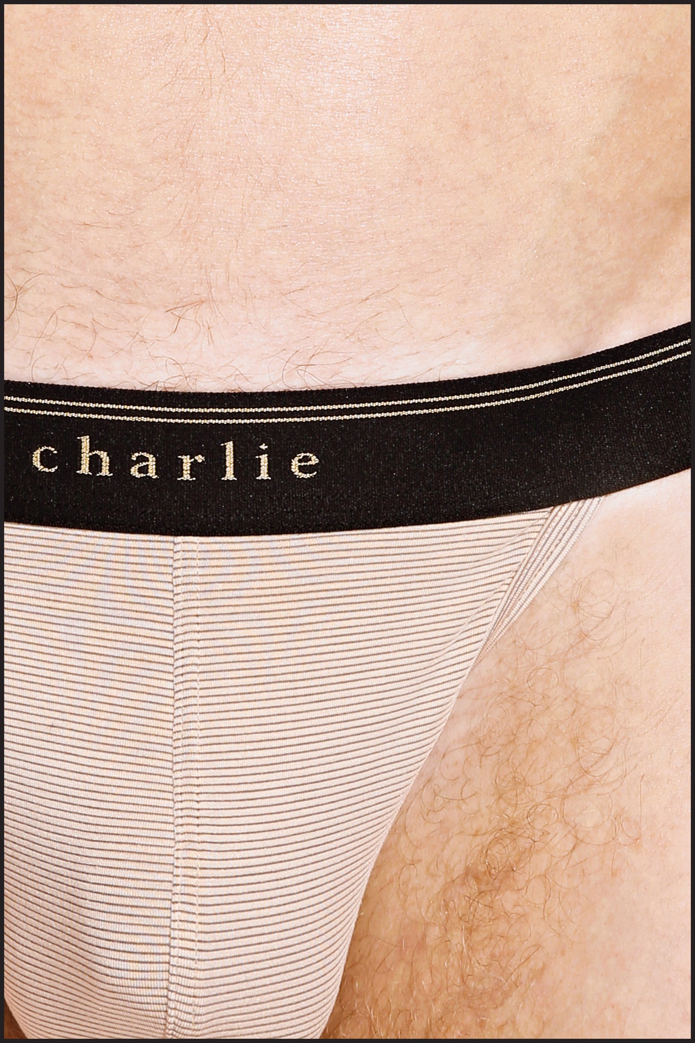 Charlie by Matthew Zink Wood Underwear Classic Thong