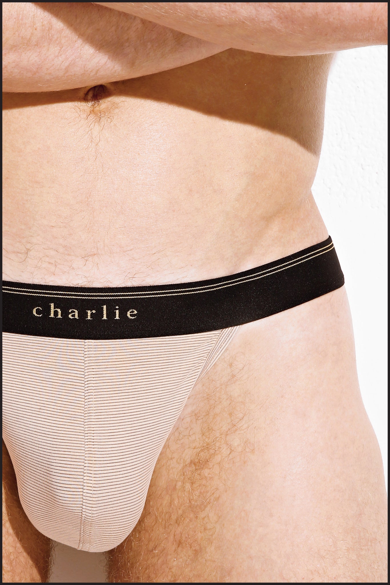 Charlie by Matthew Zink Wood Underwear Classic Thong