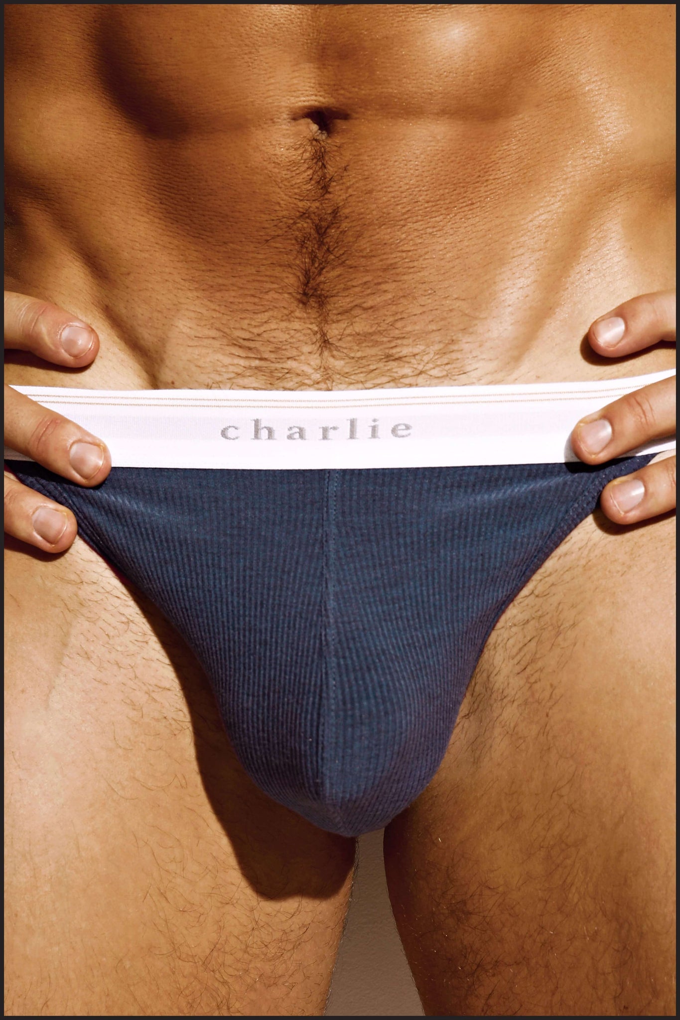 Charlie by Matthew Zink Denim Underwear Classic Jock Strap