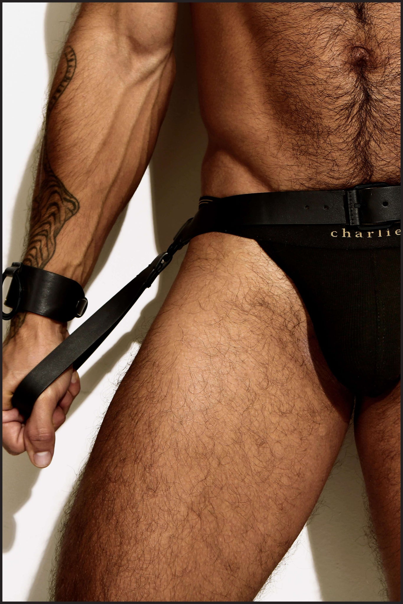 Charlie by matthew zink mens leather  leather shoulder harness – Charlie  By Matthew Zink