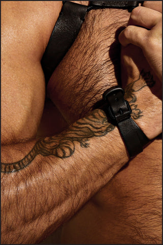 Charlie by Matthew Zink Leather Double Cuff