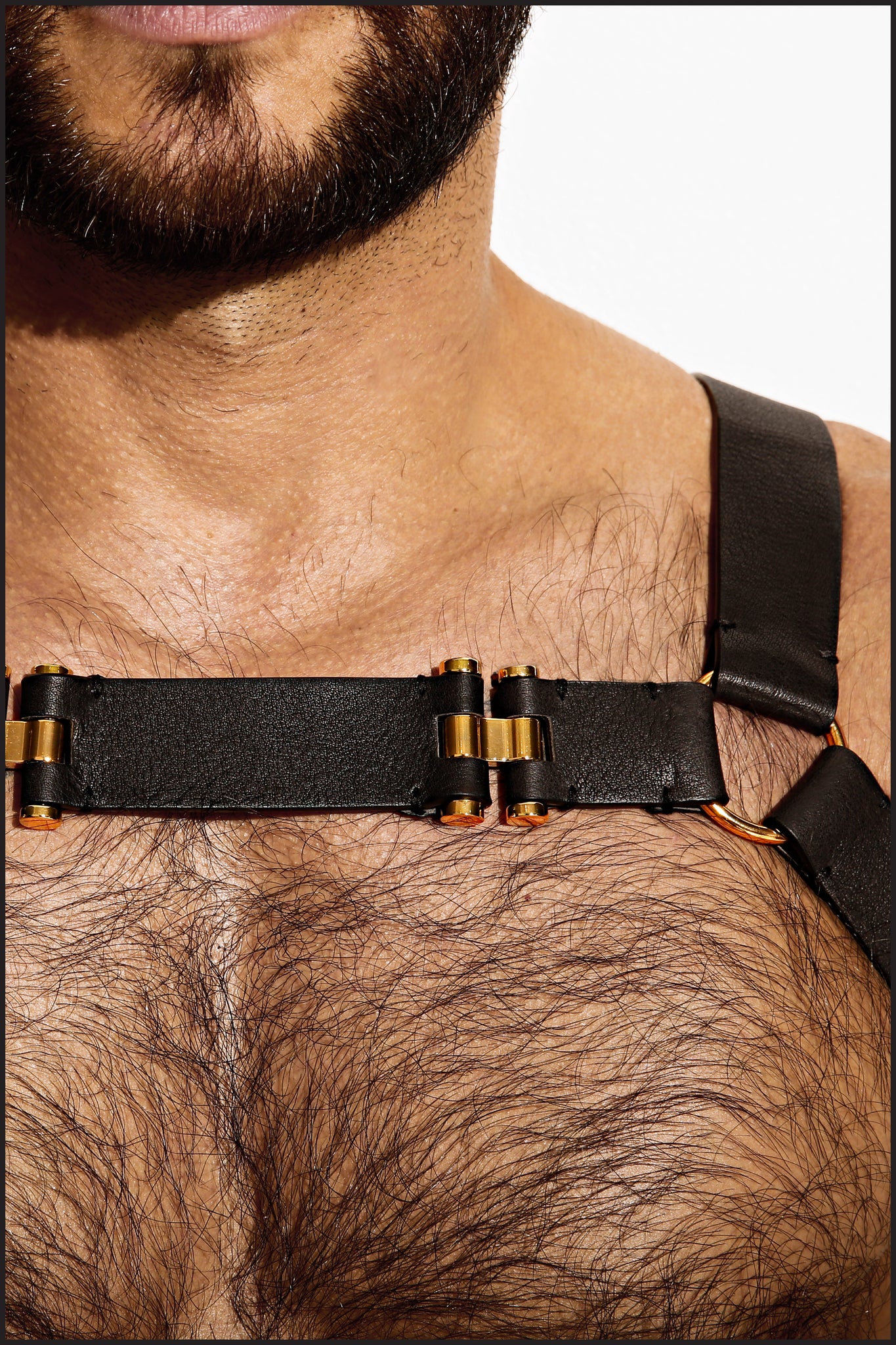 Original Harness for Men Leather Harnesses Brown Fashion -  Israel