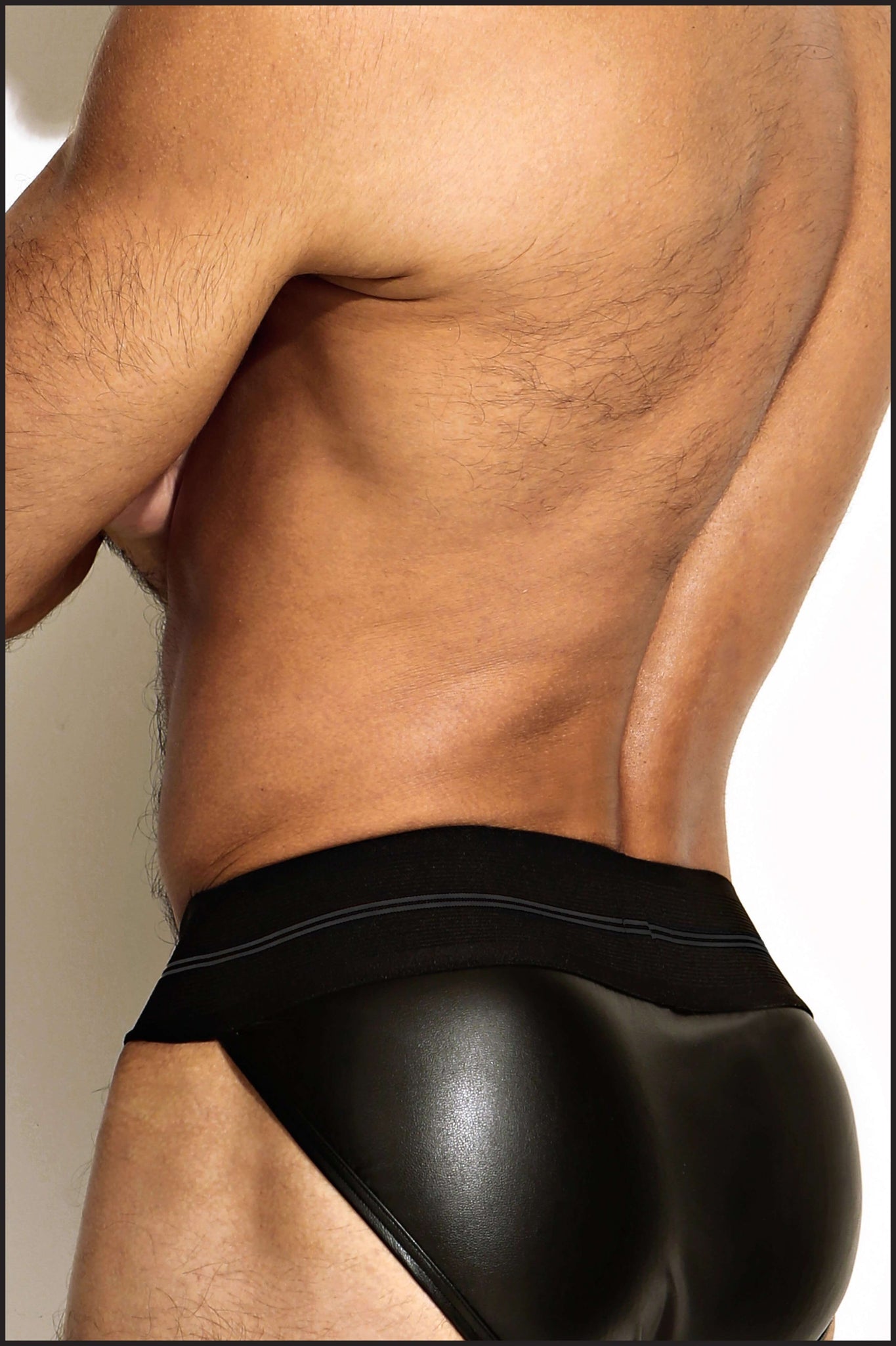 Charlie by Matthew Zink Mens Underwear Leather Pro Sport Brief